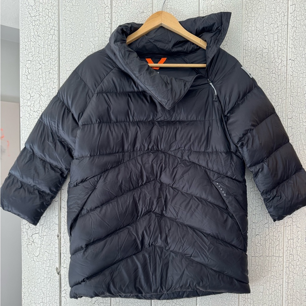 Orage black 3/4 sleeve down sweater (S)